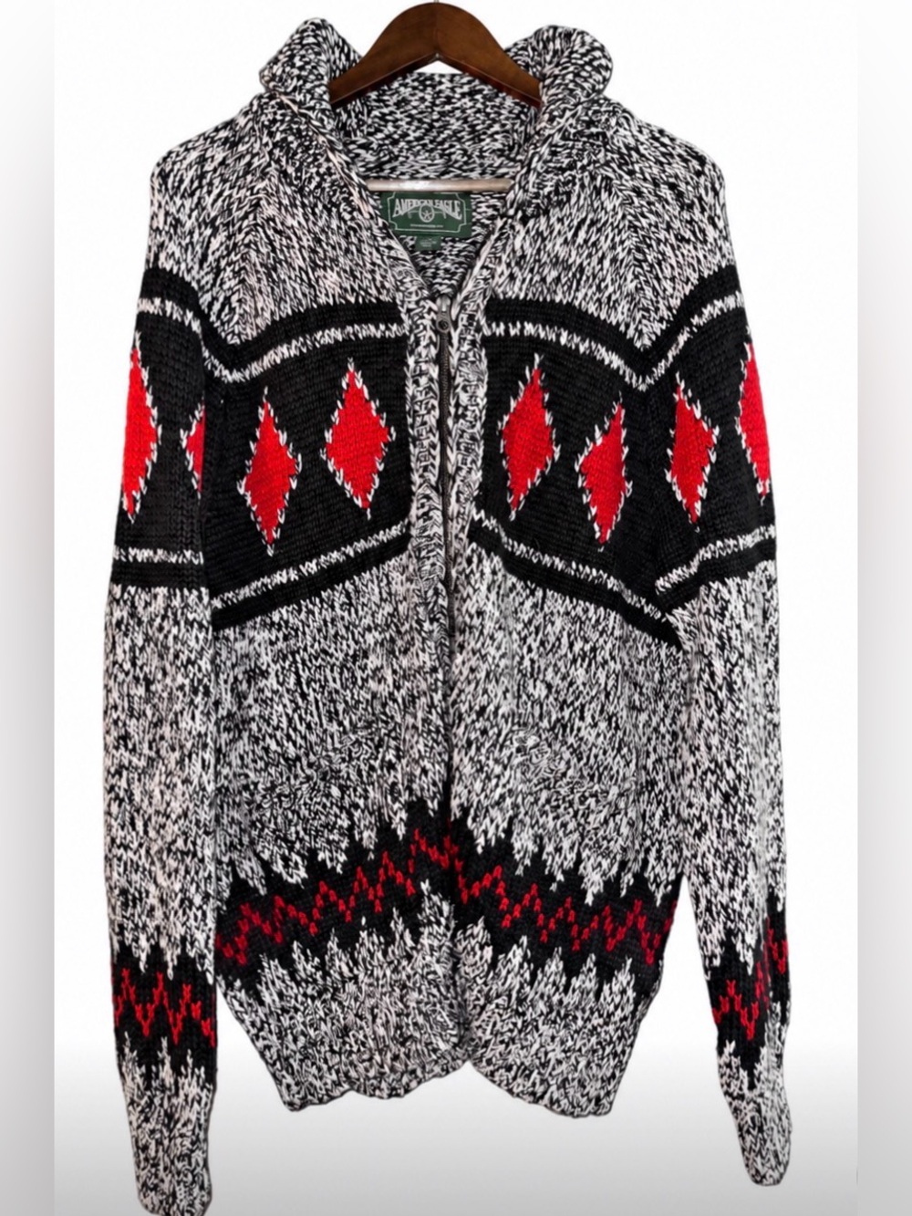 NWT Vintage American Eagle Outfitters chunky knit cardigan in size L!